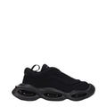 Dolce & Gabbana Schwarzer Stoff Chunky Sneakers