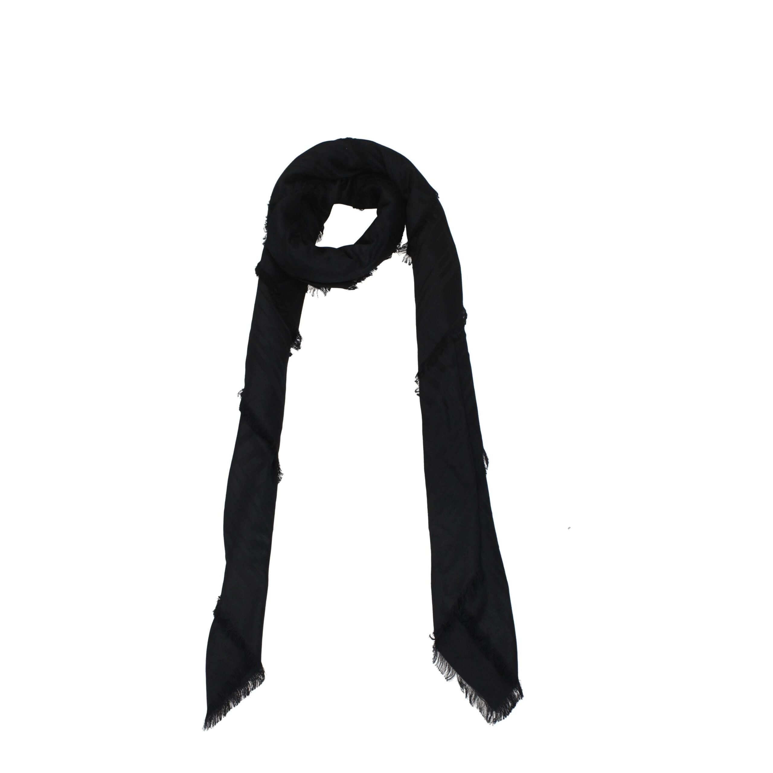 Balmain Schwarzes Foulard aus Viskose