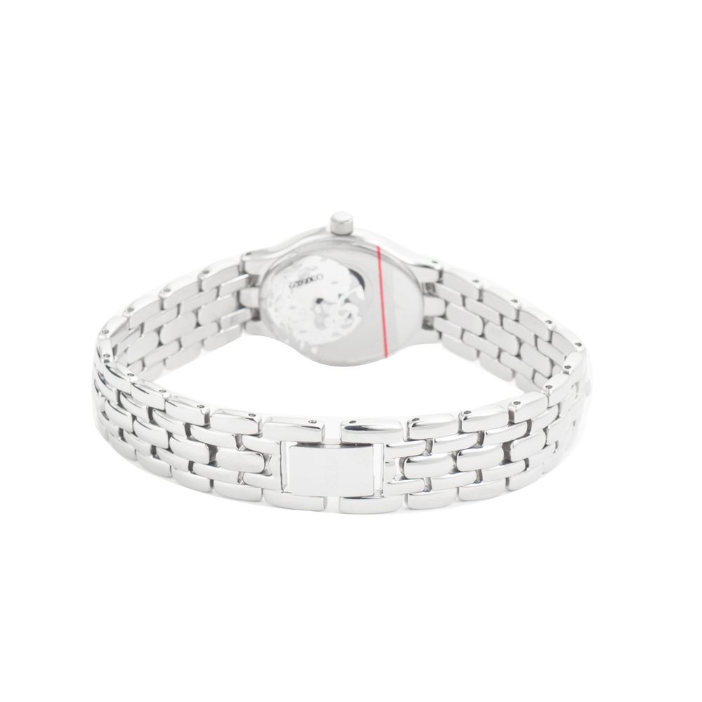 Time Force Silberne Edelstahl-Dresswatch