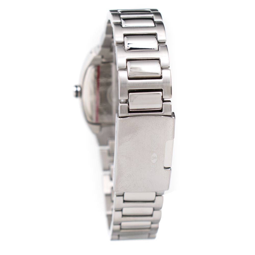 Time Force Silberne Armbanduhr aus Edelstahl