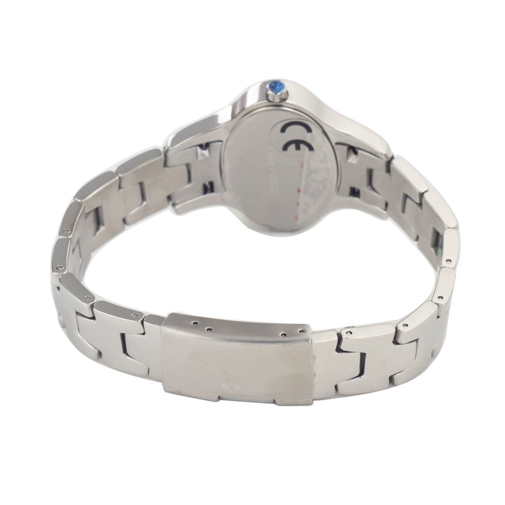 Time Force Silberne Edelstahl-Dress-Watch
