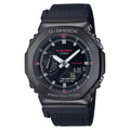 Casio Schwarze Stoff-Sportuhr