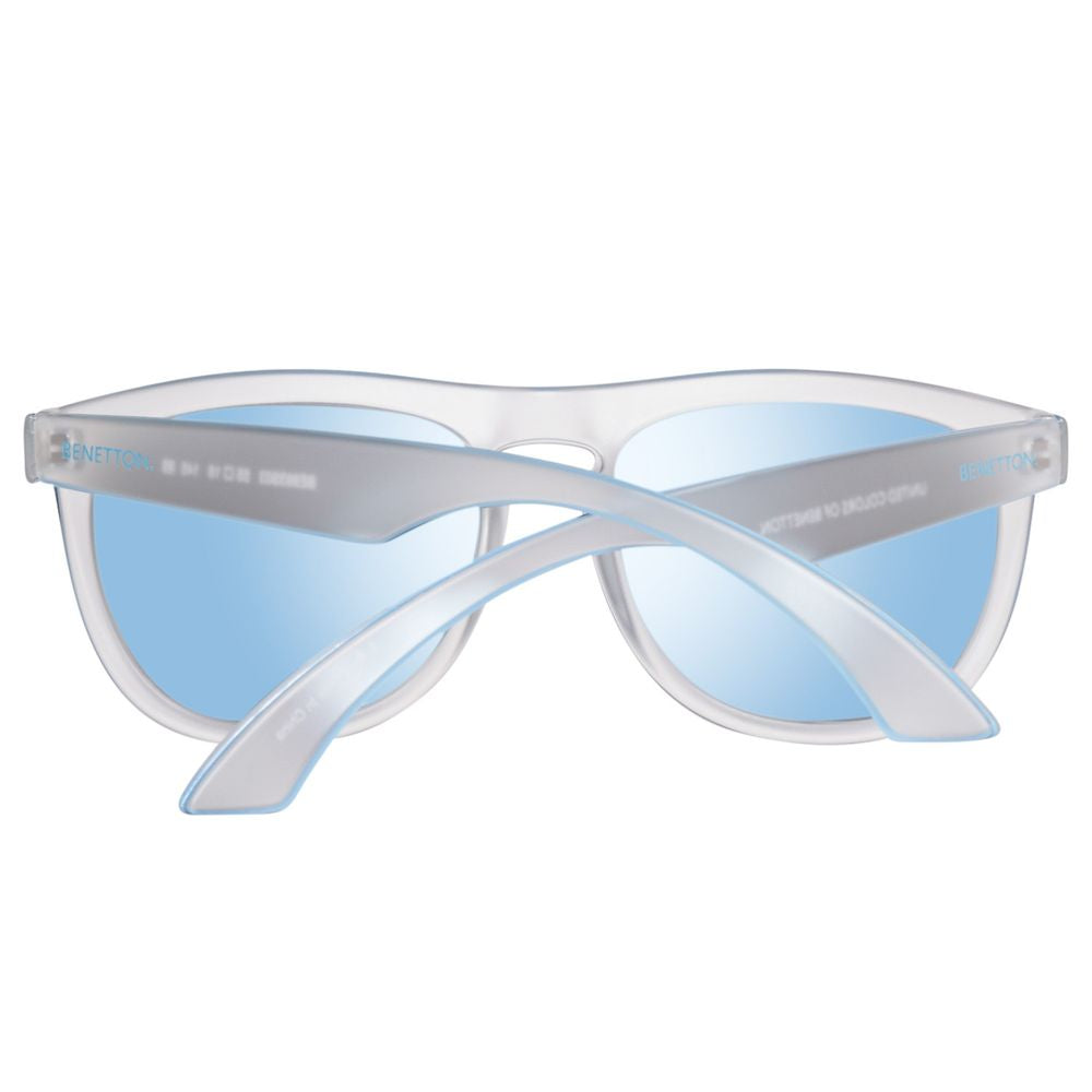 Benetton Sonnenbrille mit blauen Einsätzen