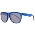 Benetton Sonnenbrille mit blauen Einsätzen