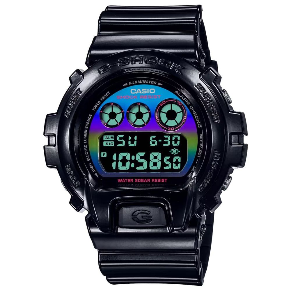 Casio Schwarze Sportuhr aus Harz