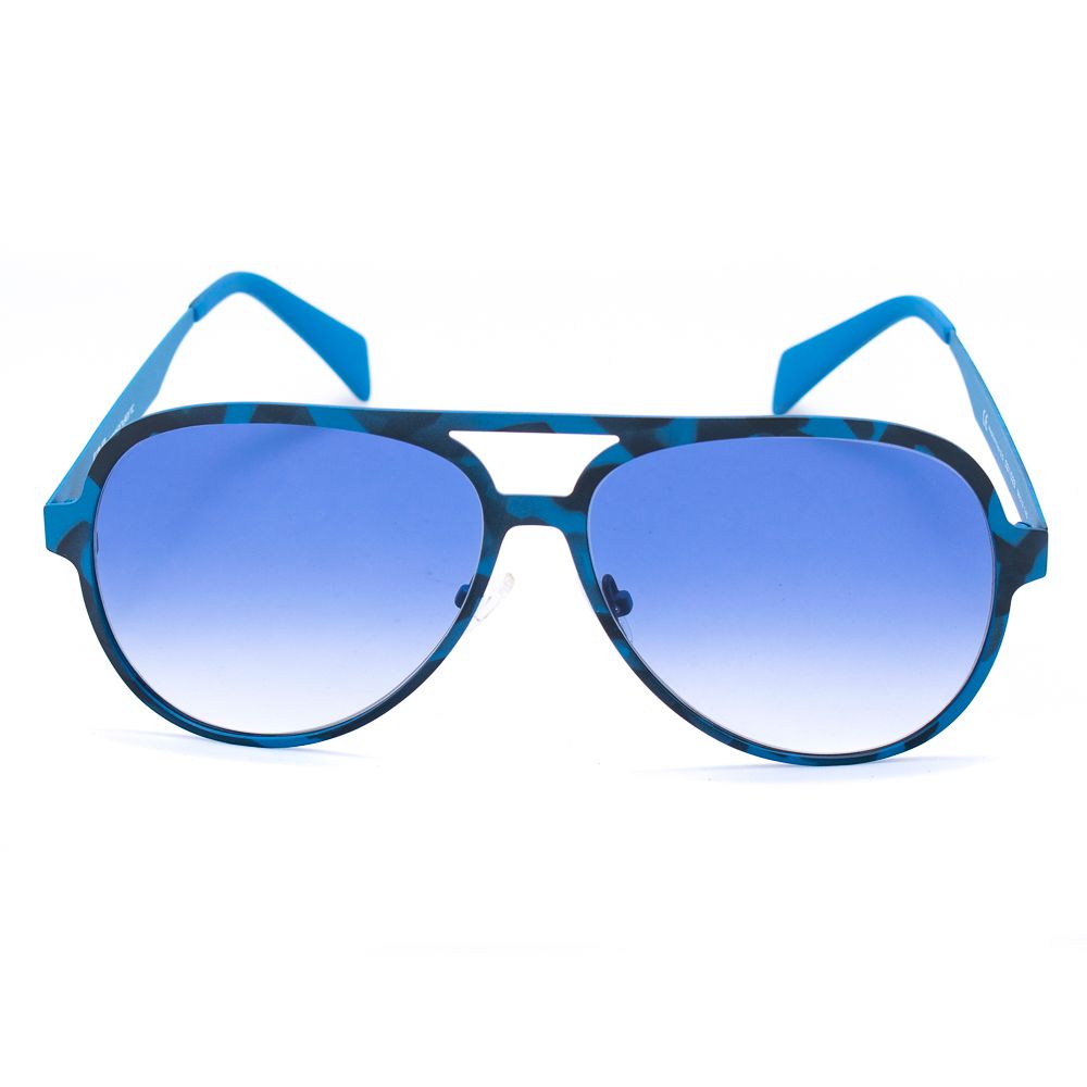 Italia Independent Blaue Sonnenbrille aus Metall