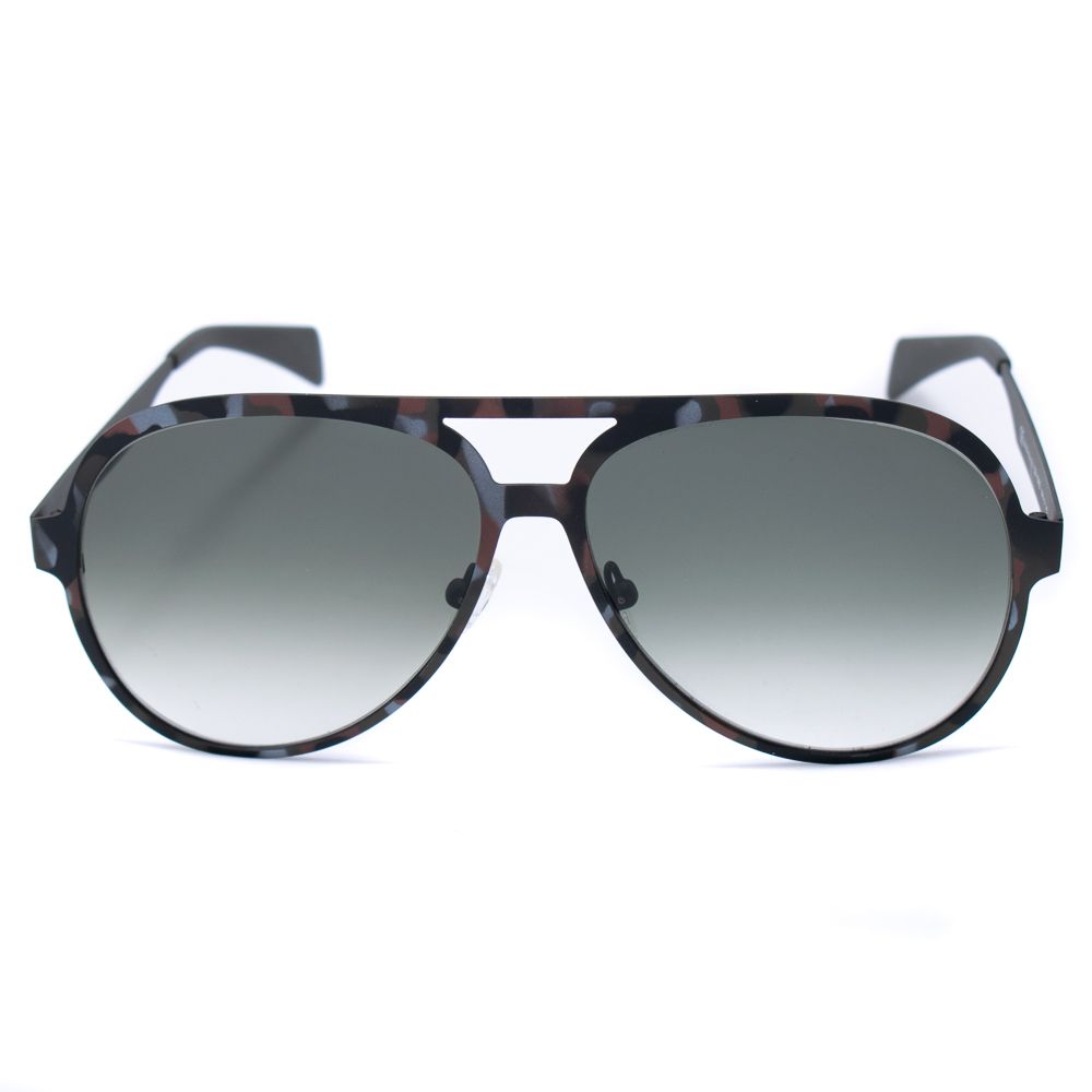 Italia Independent Braune Sonnenbrille aus Metall