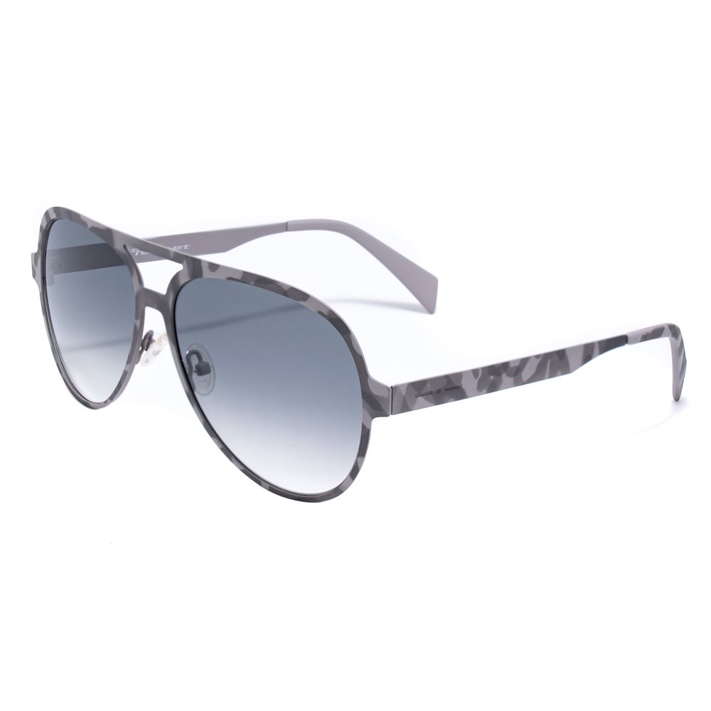 Italia Independent Graue Sonnenbrille aus Metall