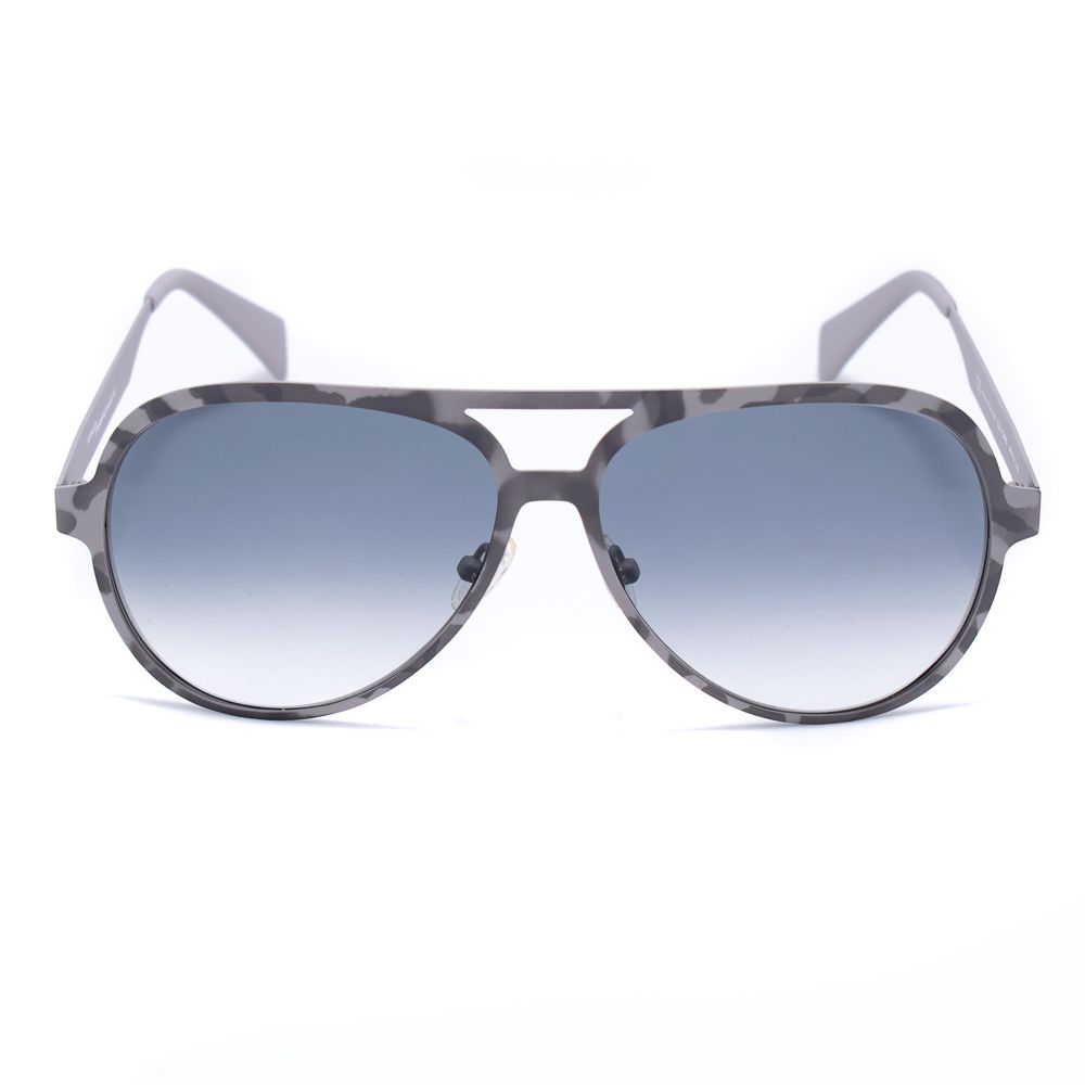 Italia Independent Graue Sonnenbrille aus Metall