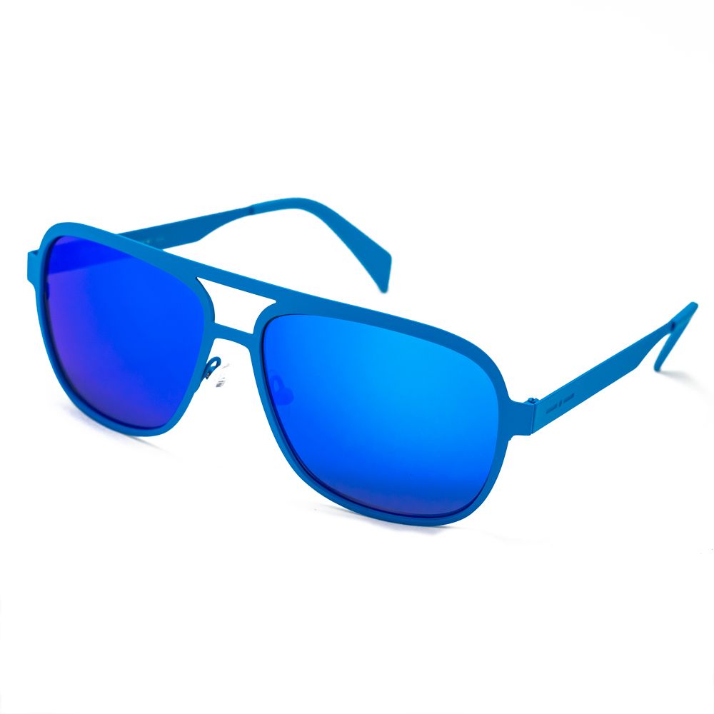 Italia Independent Blaue Sonnenbrille aus Metall