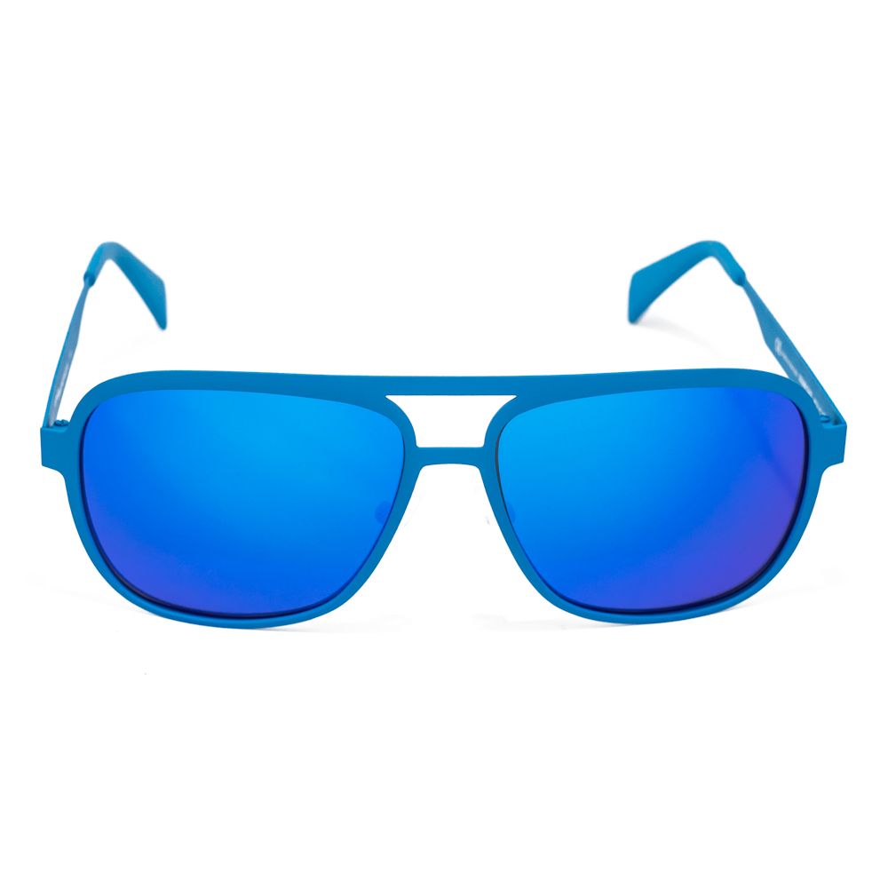 Italia Independent Blaue Sonnenbrille aus Metall