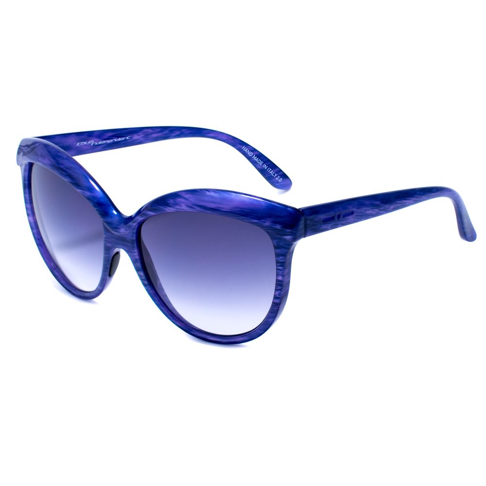 Italia Independent Blaue Sonnenbrille aus Acetat