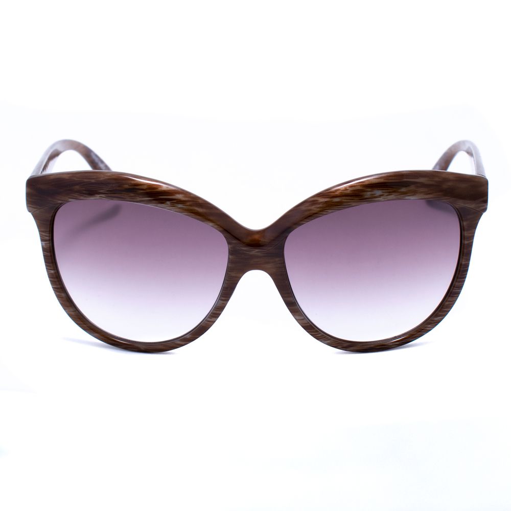 Italia Independent Braune Acetat-Sonnenbrille