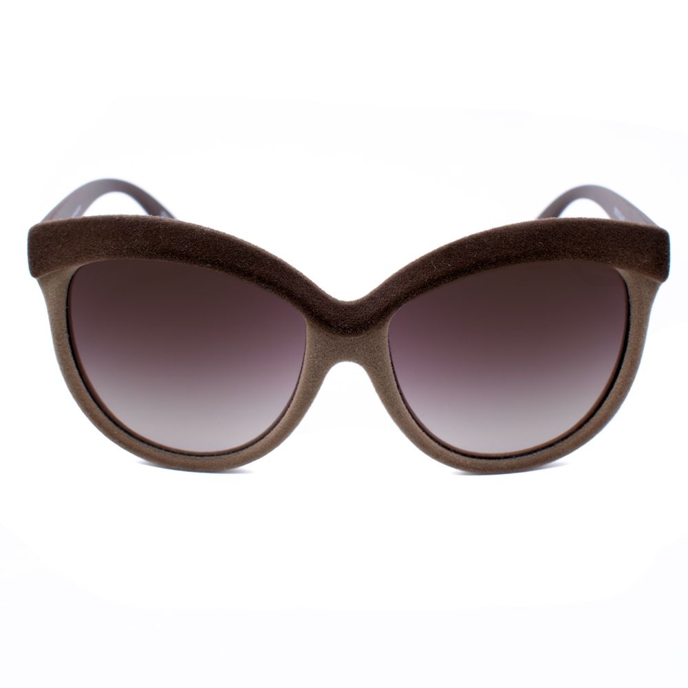 Italia Independent Braune Acetat-Sonnenbrille