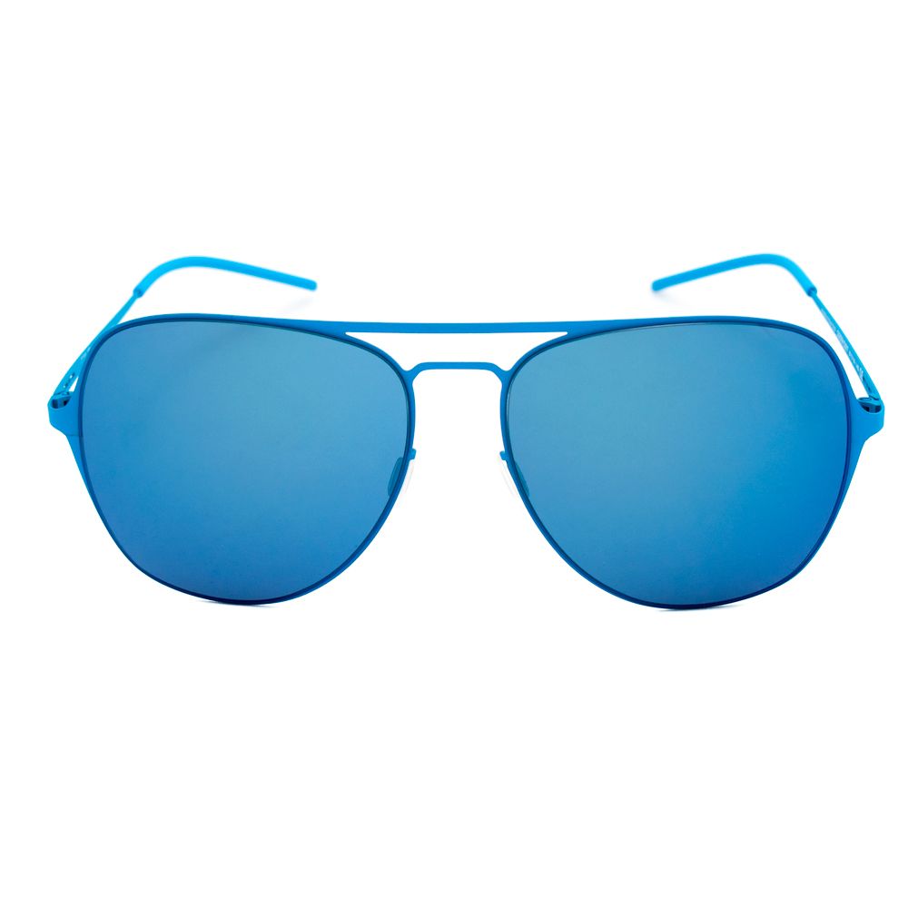 Italia Independent Blaue Sonnenbrille aus Metall