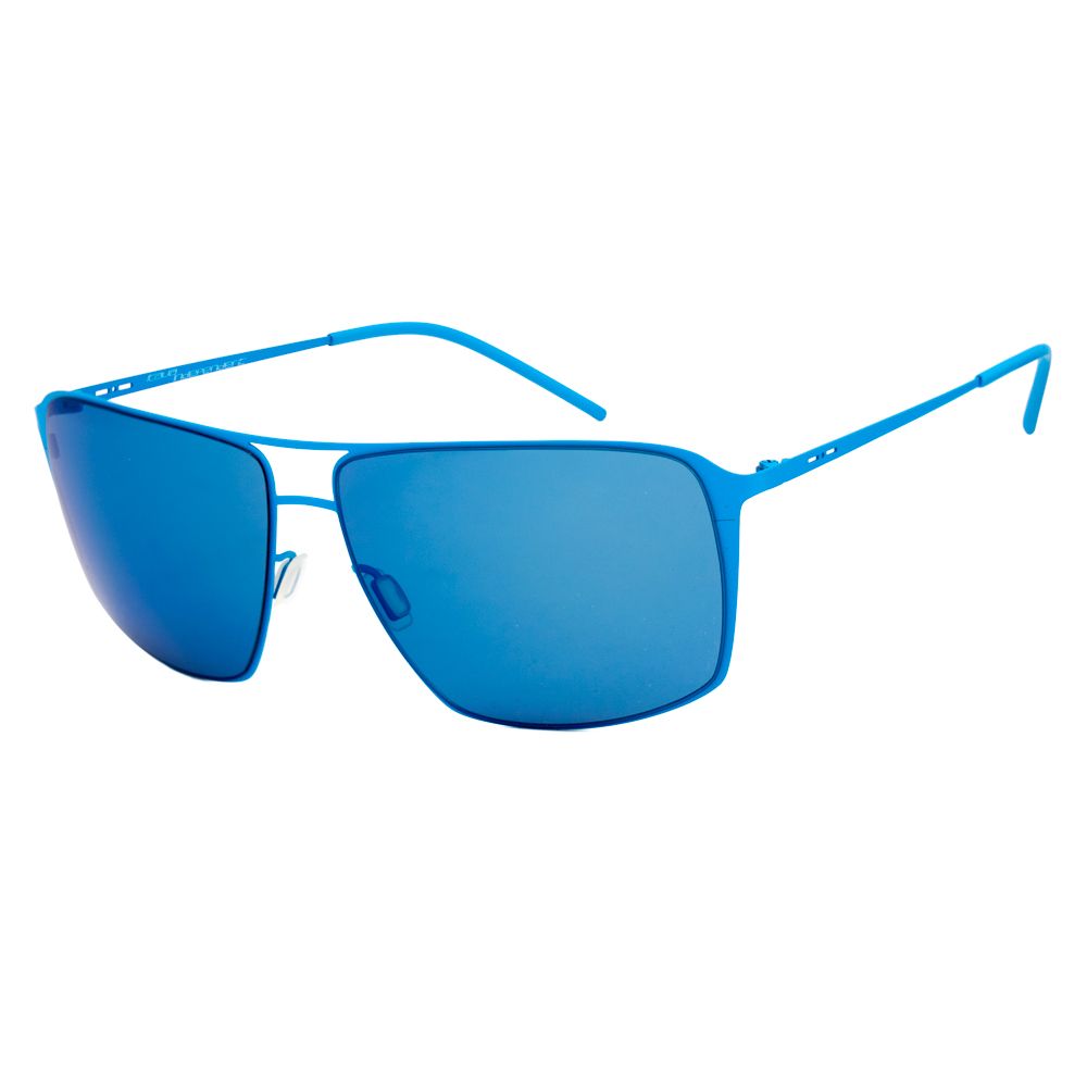 Italia Independent Blaue Sonnenbrille aus Metall