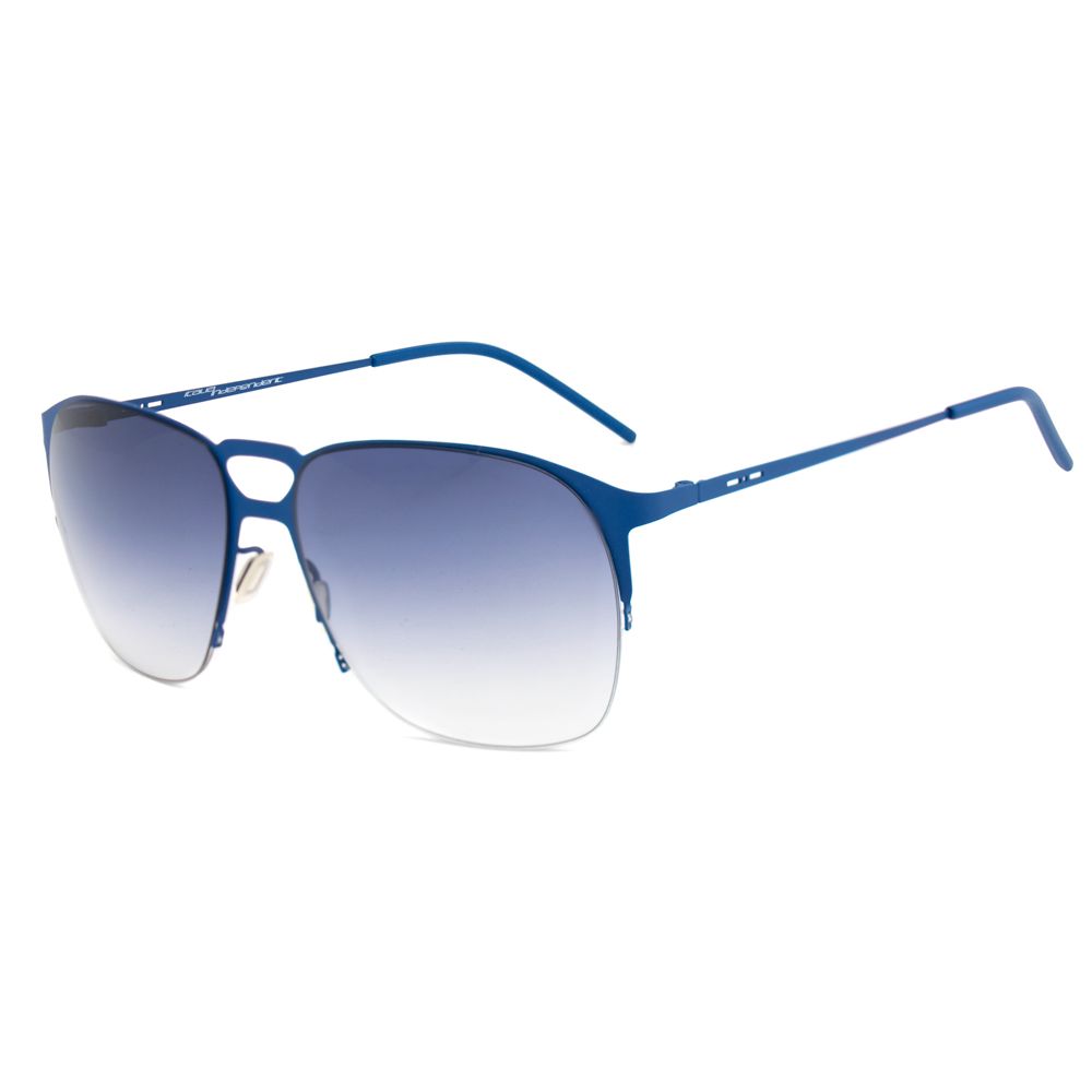Italia Independent Blaue Sonnenbrille aus Metall