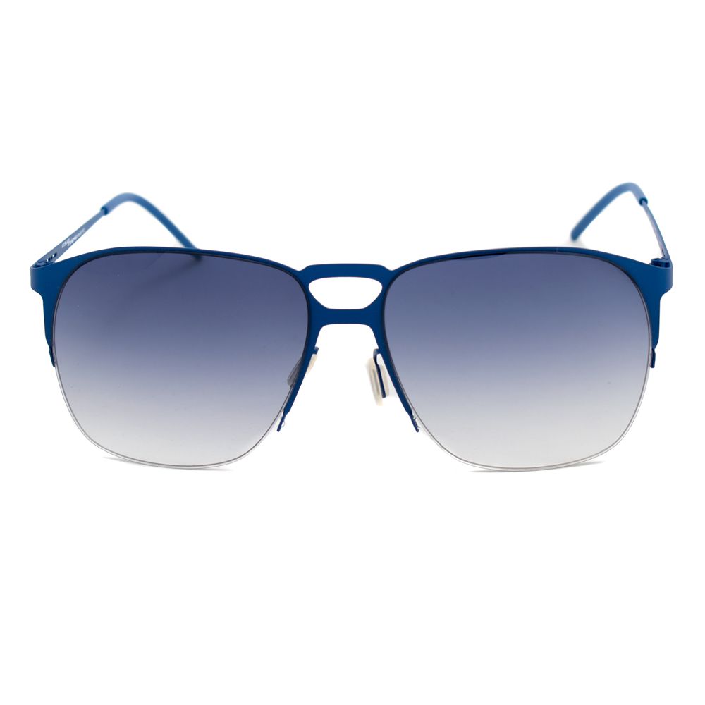 Italia Independent Blaue Sonnenbrille aus Metall