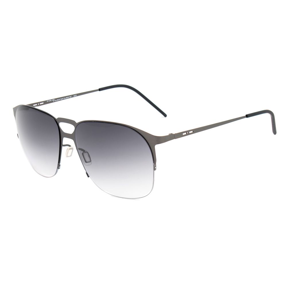 Italia Independent Graue Sonnenbrille aus Metall