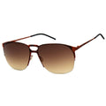 Italia Independent Braune Sonnenbrille aus Metall