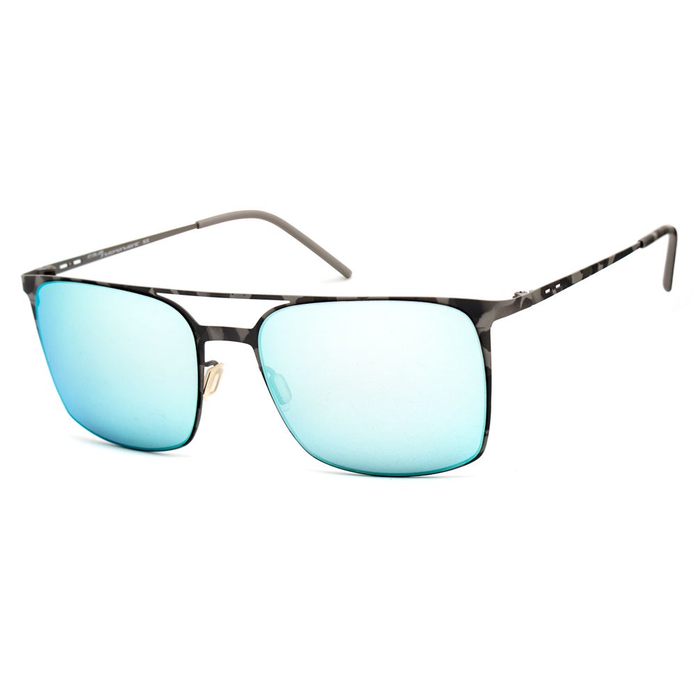 Italia Independent Graue Sonnenbrille aus Metall