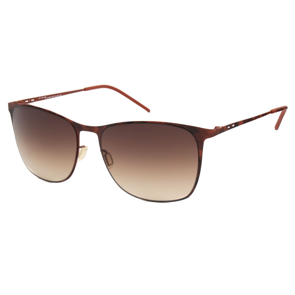 Italia Independent Braune Sonnenbrille aus Metall