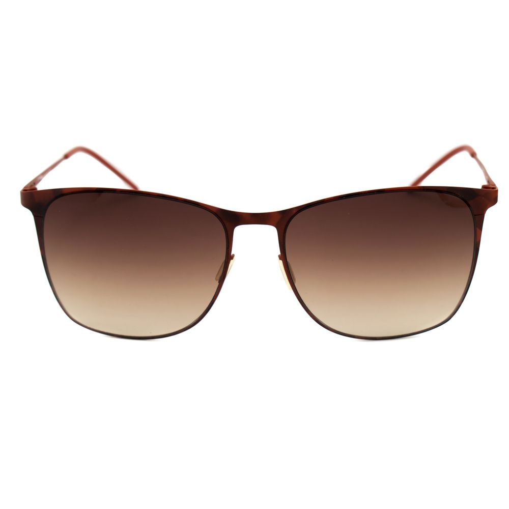 Italia Independent Braune Sonnenbrille aus Metall