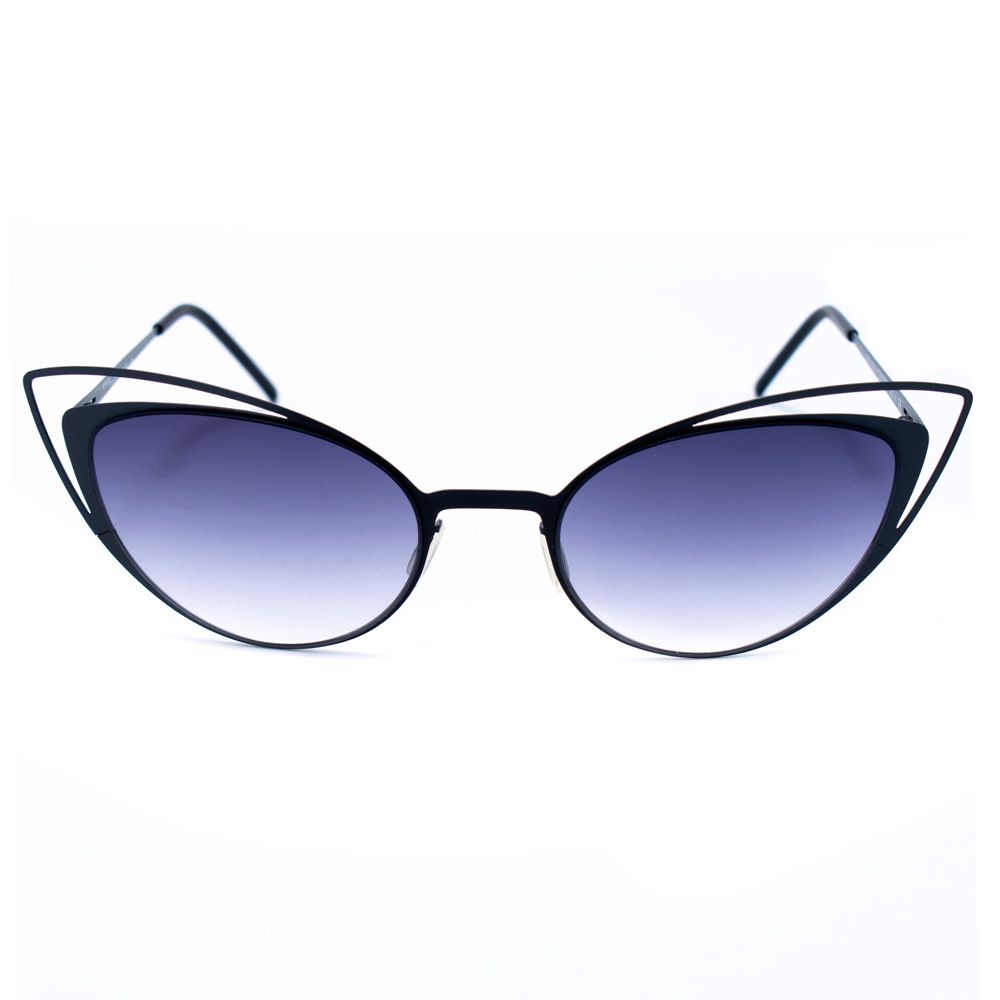 Italia Independent Schwarze Sonnenbrille aus Metall