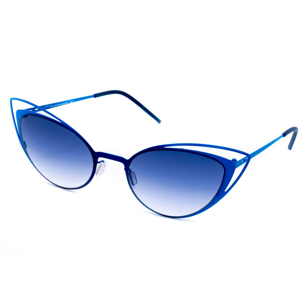 Italia Independent Blaue Sonnenbrille aus Metall