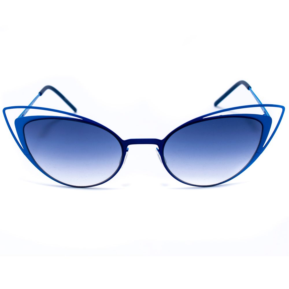 Italia Independent Blaue Sonnenbrille aus Metall