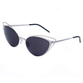 Italia Independent Sonnenbrille aus silbernem Metall