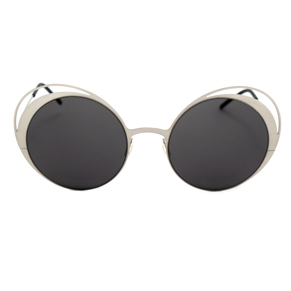 Italia Independent Graue Metall-Sonnenbrille