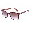 Italia Independent Braune Sonnenbrille aus Metall