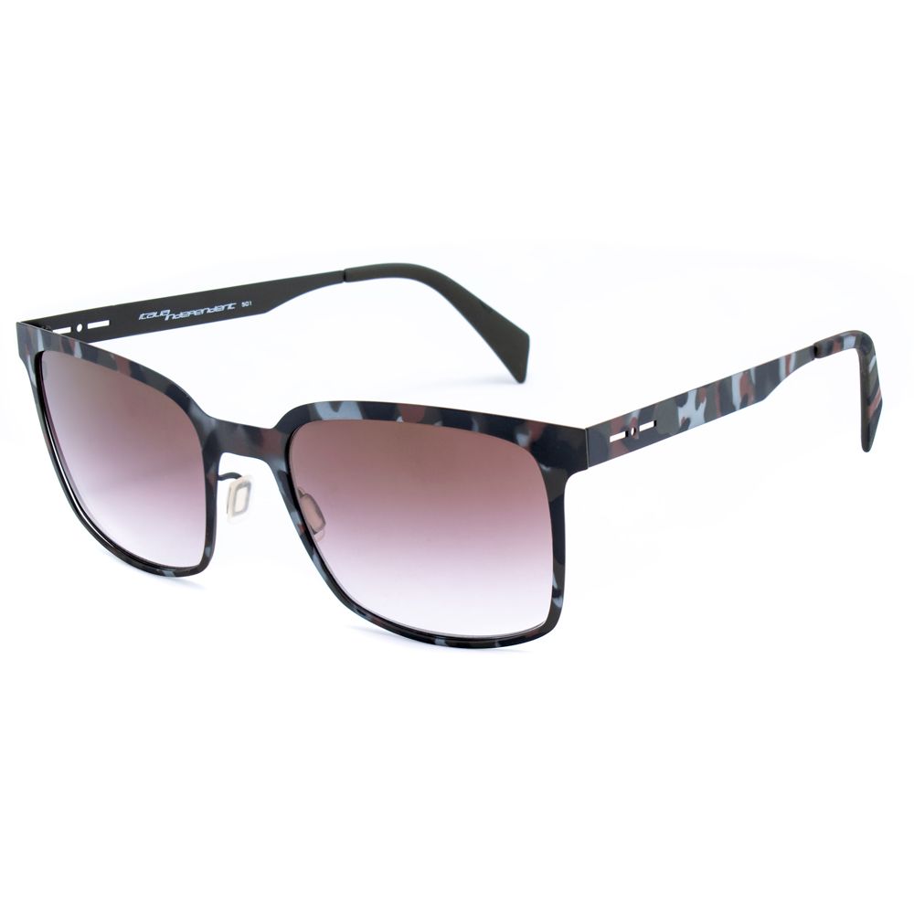 Italia Independent Graue Sonnenbrille aus Metall