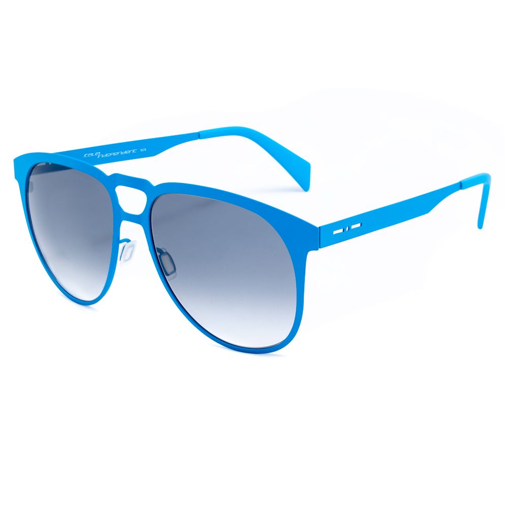 Italia Independent Blaue Sonnenbrille aus Metall
