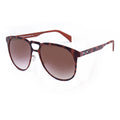 Italia Independent Braune Sonnenbrille aus Metall
