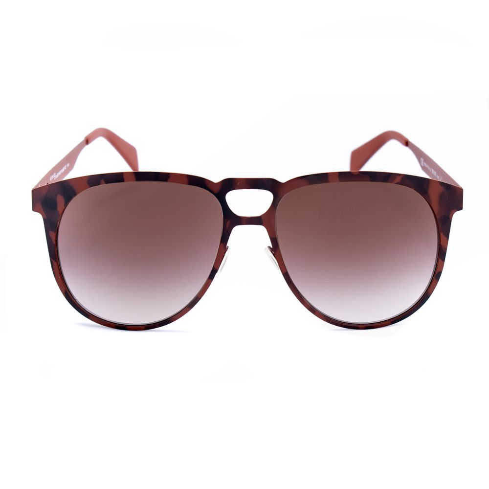 Italia Independent Braune Sonnenbrille aus Metall