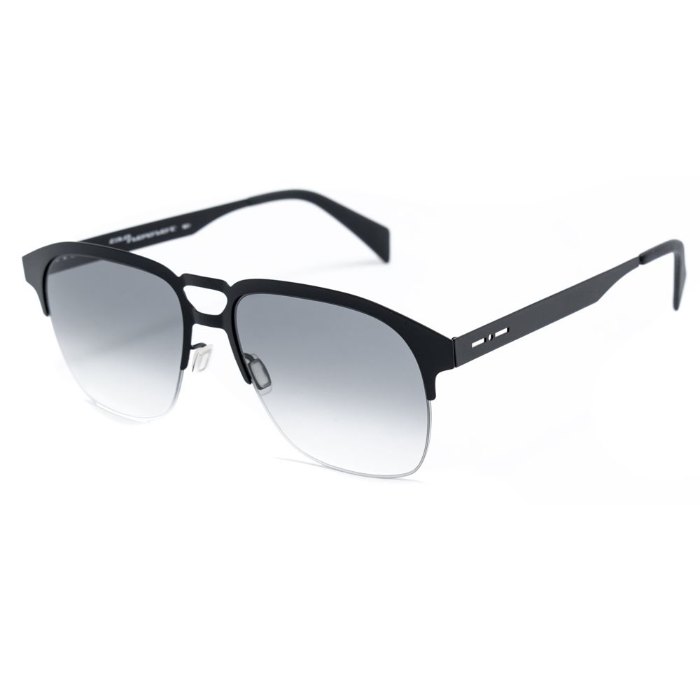 Italia Independent Schwarze Sonnenbrille aus Metall