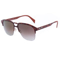 Italia Independent Braune Sonnenbrille aus Metall