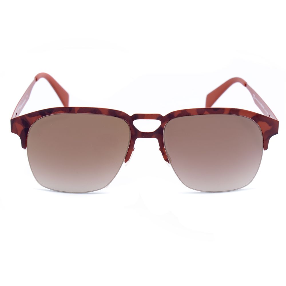 Italia Independent Braune Sonnenbrille aus Metall