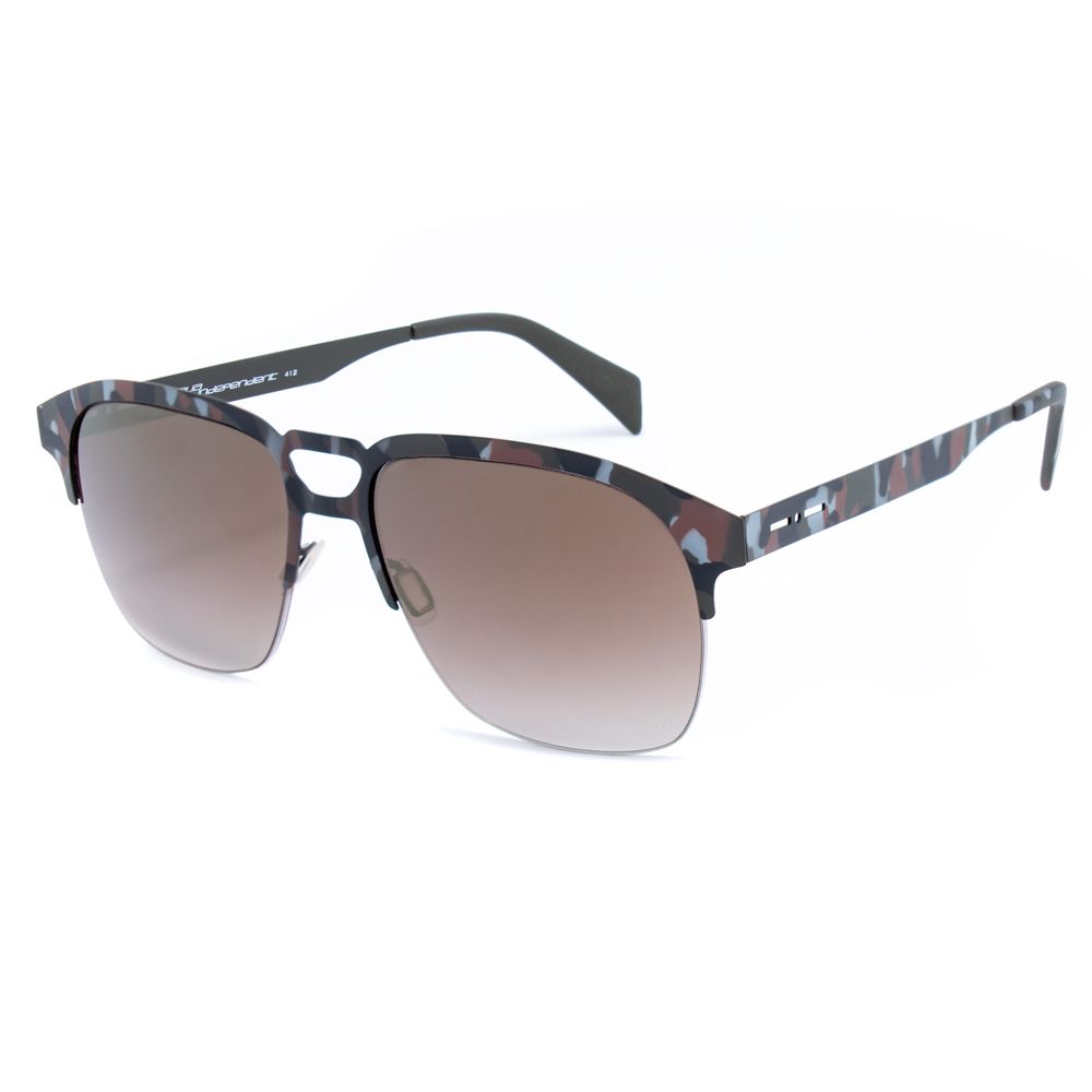 Italia Independent Graue Sonnenbrille aus Metall