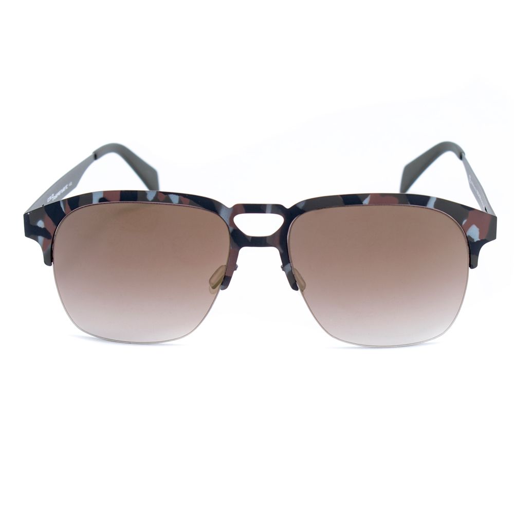 Italia Independent Graue Sonnenbrille aus Metall