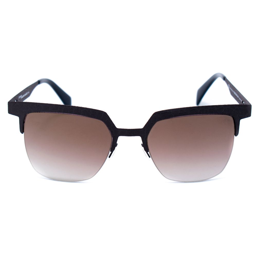 Italia Independent Braune Metall-Sonnenbrille