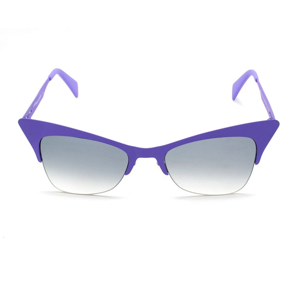Italia Independent Lila Metall-Sonnenbrille