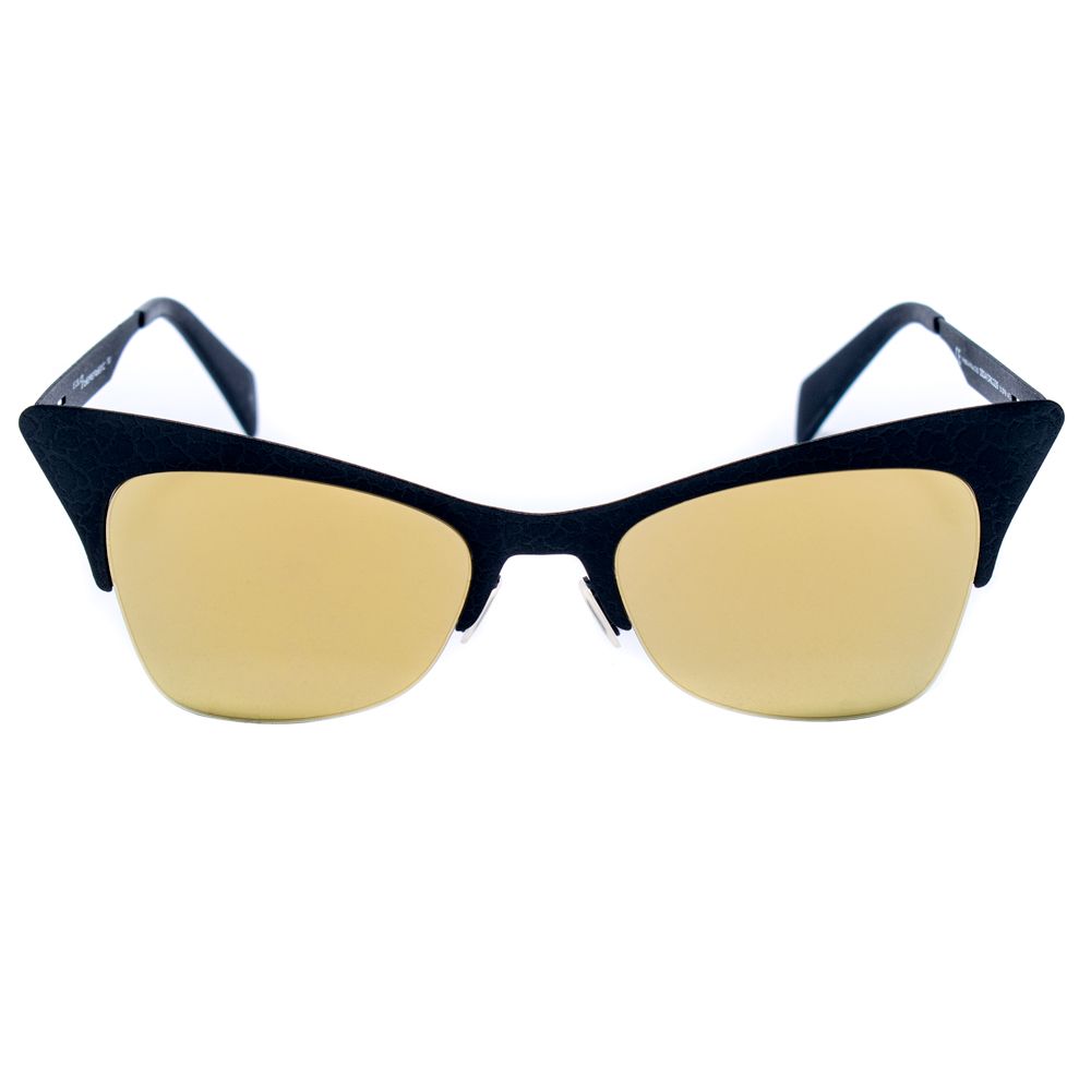 Italia Independent Schwarze Metall-Sonnenbrille