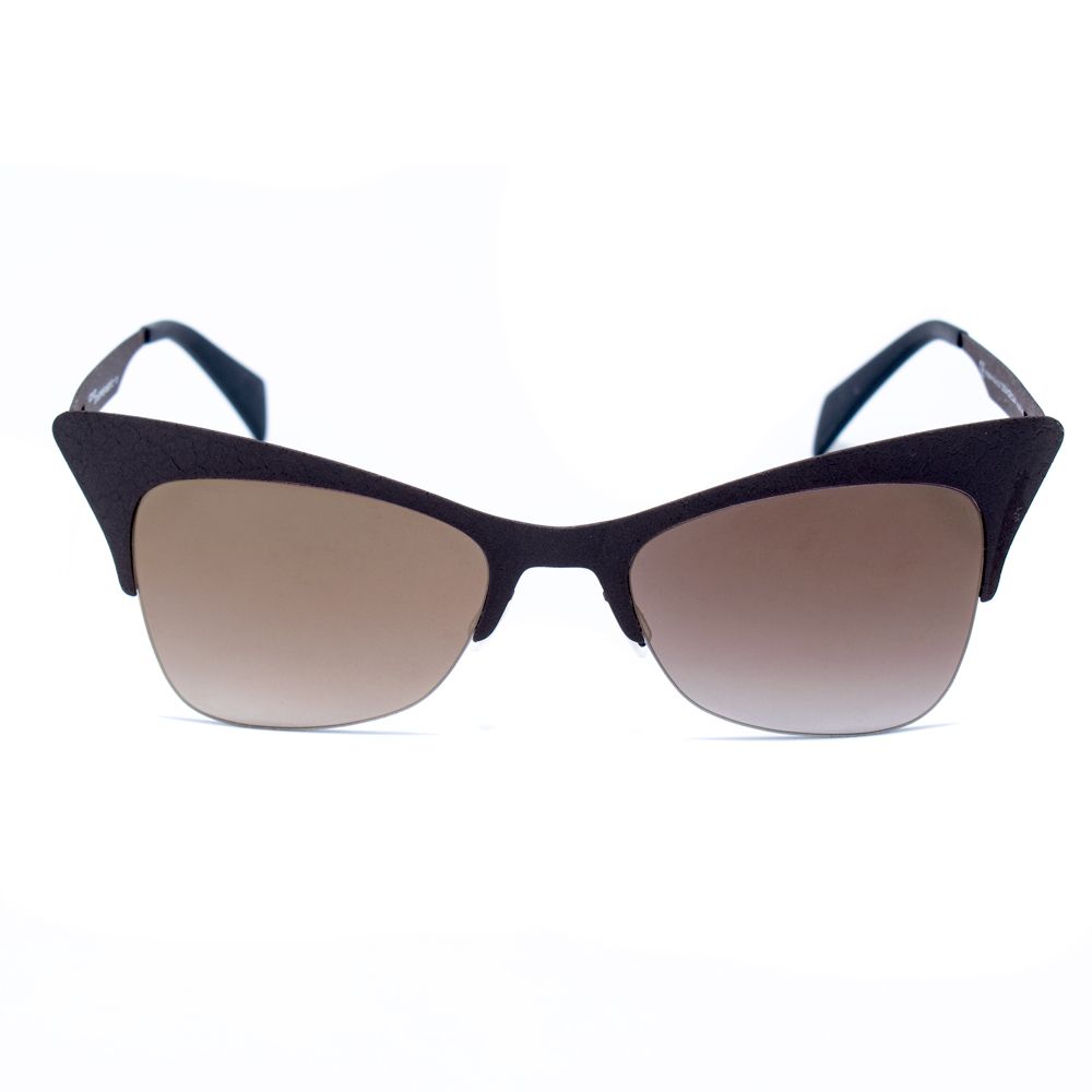 Italia Independent Schwarze Sonnenbrille aus Metall