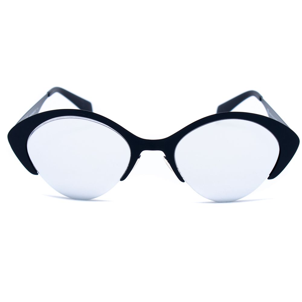 Italia Independent Schwarze Metall-Sonnenbrille