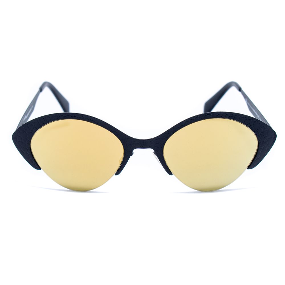 Italia Independent Schwarze Metall-Sonnenbrille