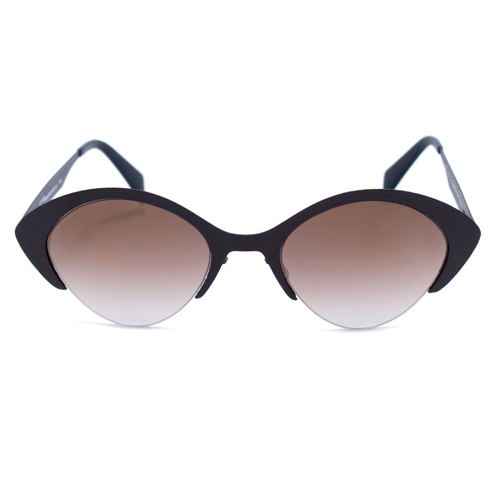 Italia Independent Schwarze Metall-Sonnenbrille