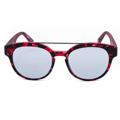 Italia Independent Rote Acetat-Sonnenbrille